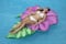 6ft. Inflatable Green & Pink Hibiscus Flower Pool Float